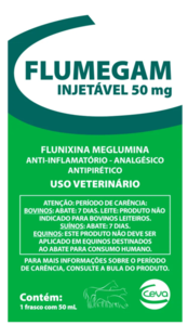 Embalagem do Flumegam &mdash; anti-inflamat&oacute;rio para animais de produ&ccedil;&atilde;o