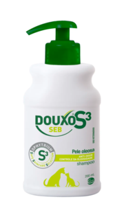 Embalagem do Douxo S3 Seb Shampoo &mdash; cuidado dermatol&oacute;gico