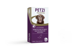 Embalagem do Petzi Filhotes &mdash; verm&iacute;fugo para filhotes