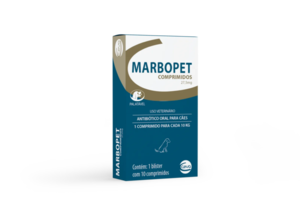 Embalagem do Marbopet &mdash; antibi&oacute;tico para c&atilde;es e gatos