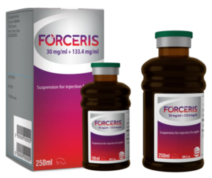 Embalagem do Forceris &mdash; suplemento de ferro para leit&otilde;es