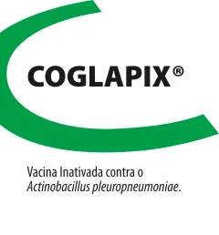Embalagem da vacina Coglapix para su&iacute;nos