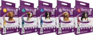 Embalagem do Vectra 3D &mdash; antiparasit&aacute;rio para c&atilde;es
