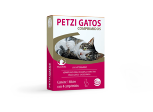Embalagem do Petzi Gatos &mdash; verm&iacute;fugo para gatos
