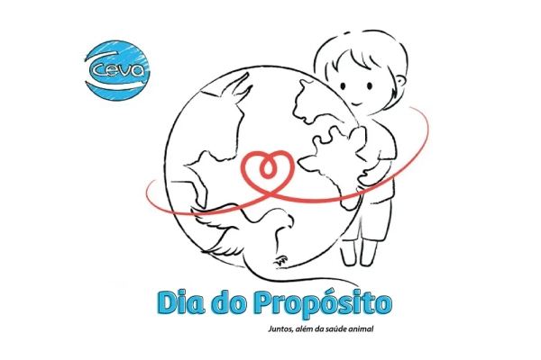 Desenho de uma crian&ccedil;a abra&ccedil;ando a Terra com os continentes representados por animais